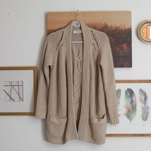 Fat Face Cable Knit Cardigan